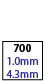 700