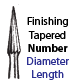 Finishing Tapered Carbides