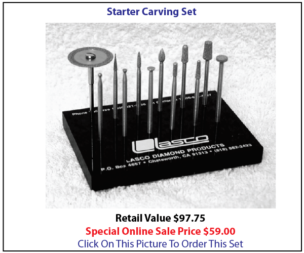 Starter Carving Diamond Bur Set