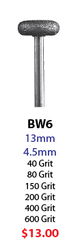 BW6 Diamond Bur 1/8 in Shank