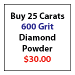 25 Carats 600 Grit Powder